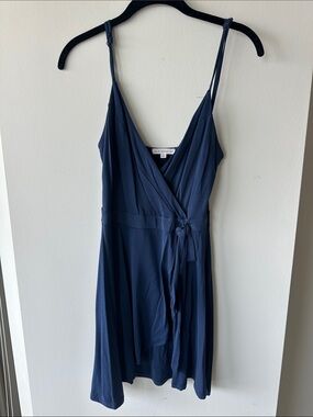 LA Hearts by PacSun Women's Navy and Blue Dress